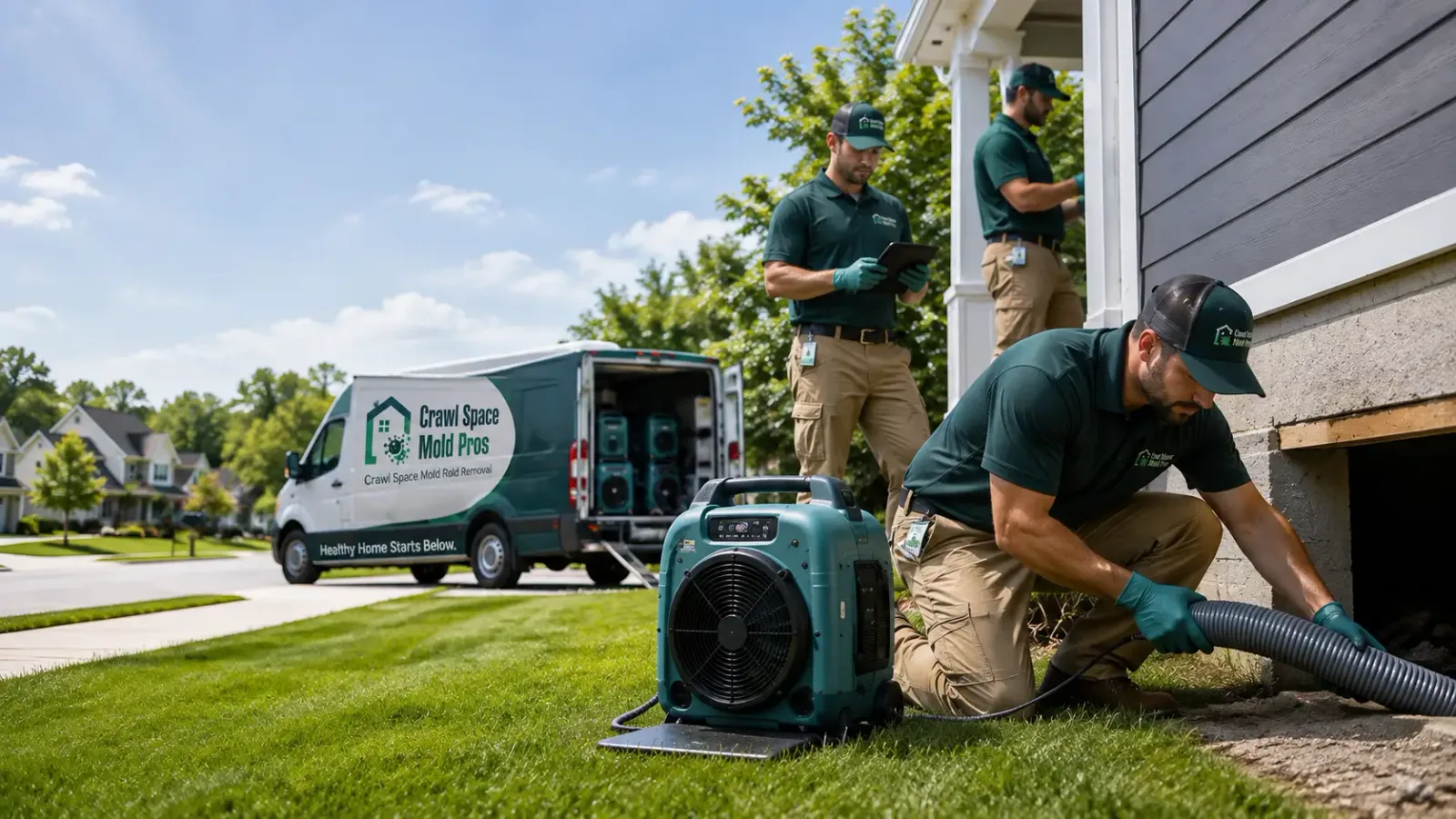 Crawl Space Mold Removal in Mattituck, NY
